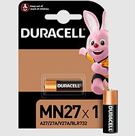 Лужна батарея Duracell A27 12V (MN27) блістер. Лужна батарея Duracell 27A 12V/MN27. Елемент живлення 1шт