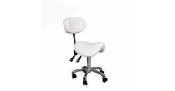 Стілець для мед персоналу зі спинкою DM-841-2 white