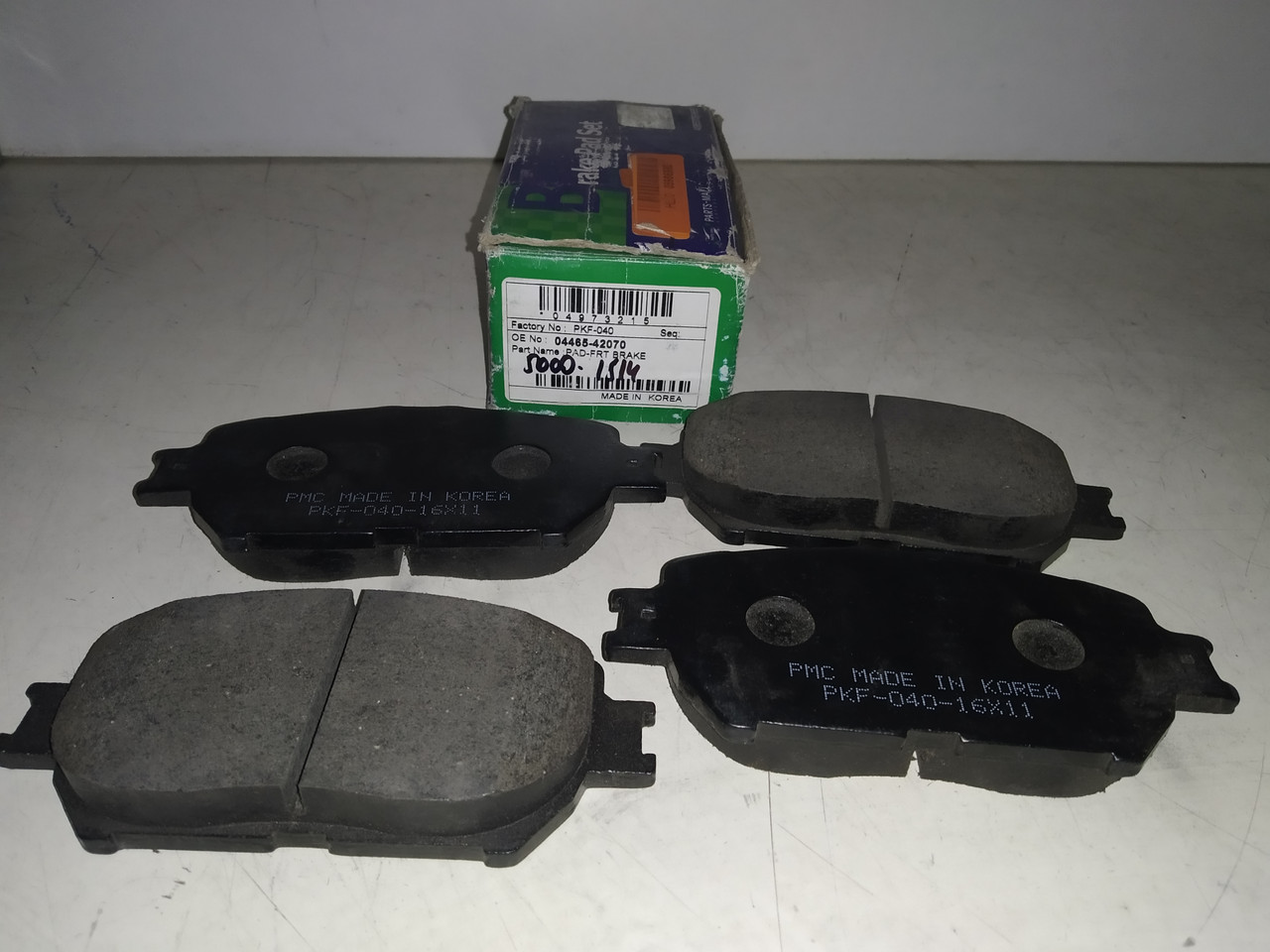 PMC Колодки гальмівні передні TOYOTA RAV4 ACA20W/21W/ZCA25W/26W 00-05, фото 1