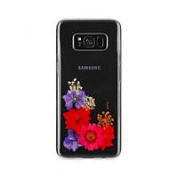 Чехол Flavr Real Flower Amelia для Samsung Galaxy S8 Plus Transparent