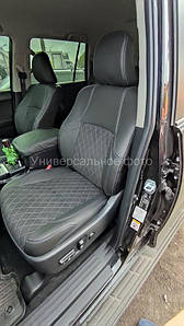 Чохли на сидіння Mazda CX-7 2006-2012, Серія Екошкіра + Ромб, Tuning Cobra