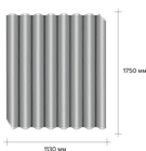 Шифер IFCEM 1750x1130x5.8 мм НТ (без азбестовый), фото 2