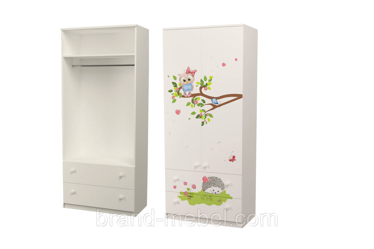 Шкаф два ящика, верх для одежды с фотопечаттю - фото 8 - id-p434558384