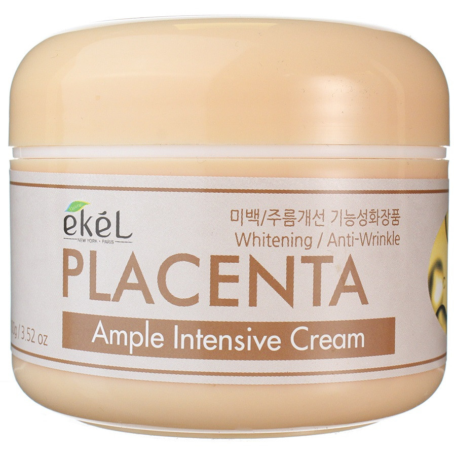 Омолоджуючий крем для обличчя Ekel Placenta Ample Cream Intensive з плацентою