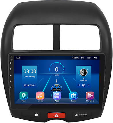 Штатна магнітола Lesko для Citroen C4 Aircross 2012-2017 екран 10" 2/32Gb Top 4G/ Wi-Fi GPS Android, фото 1