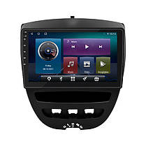 Штатна магнітола Lesko для Peugeot 107 I 2005-2009 екран 10" 4/64Gb/4G/ Wi-Fi/CarPlay Premium GPS Android, фото 3