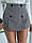 Модна трикотажна жіноча спідниця-шорти з принтом, фото 2