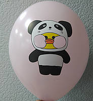 048 Латексна кулька з малюнком качка Lalafanfan Belbal рожевий 12" 30см 454 ТМ "Star"