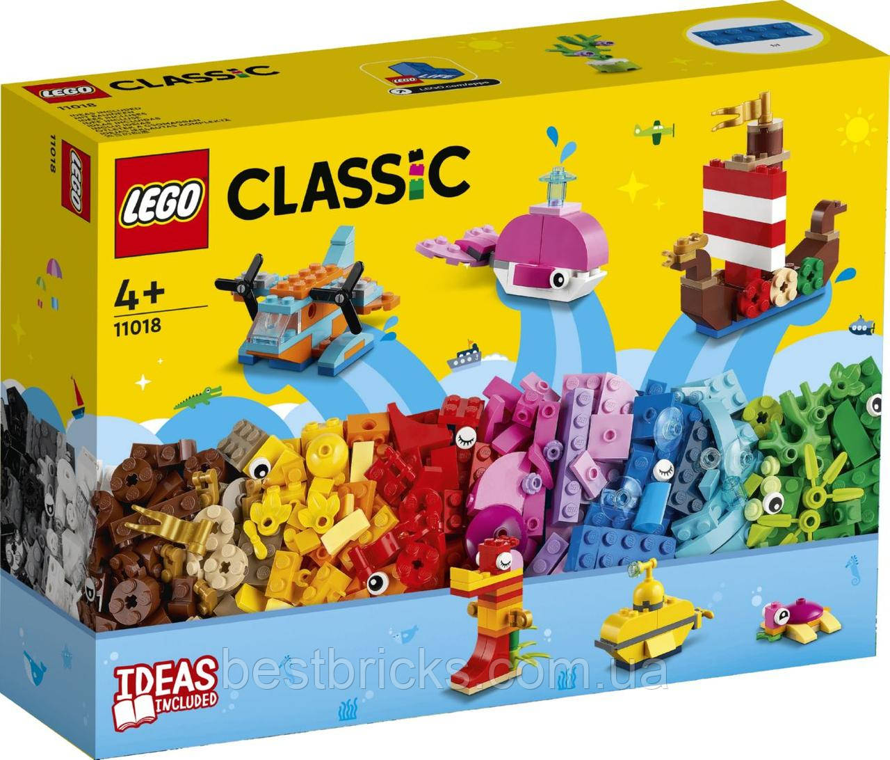 Lego Classic Творчі веселощі в океані 11018