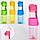 Спортивна пляшка (шейкер) MS 3393, для спорту та інших напоїв, 800 мл, різн. кольору рожевий, фото 2