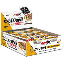 Протеиновые батончики Amix Exclusive Protein Bar 12x85г (уточнюйте які смаки в наявності)
