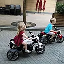 Дитячий електромотоцикл Ducati 3-х колісний на акумуляторі, фото 6