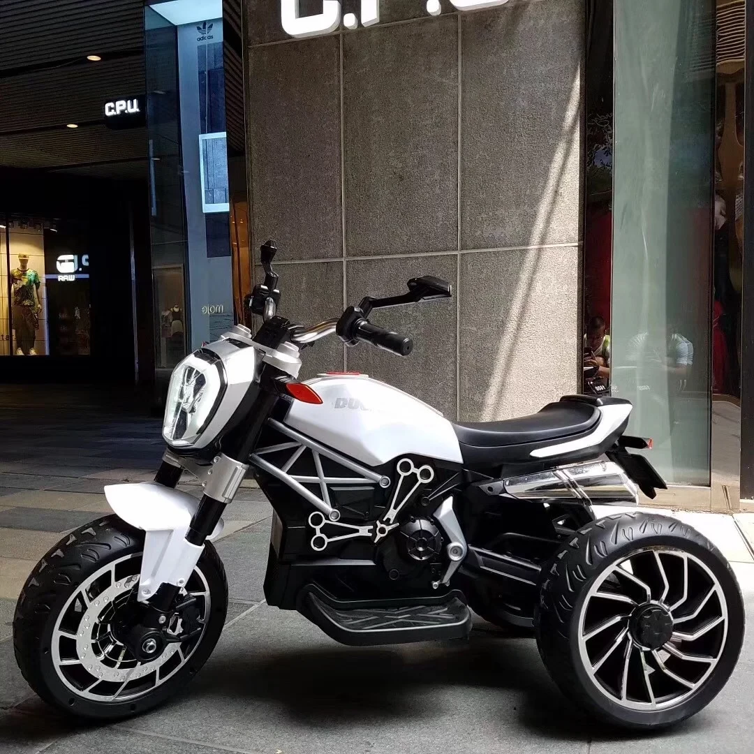 Дитячий електромотоцикл Ducati 3-х колісний на акумуляторі