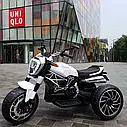 Дитячий електромотоцикл Ducati 3-х колісний на акумуляторі, фото 3