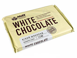 Білий шоколад Mir Chocolate, 27%, плитка 1,2 кг
