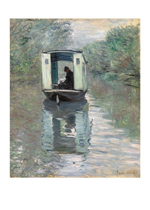 Відкрита Claude Monet — The Studio Boat, 1876, фото 1