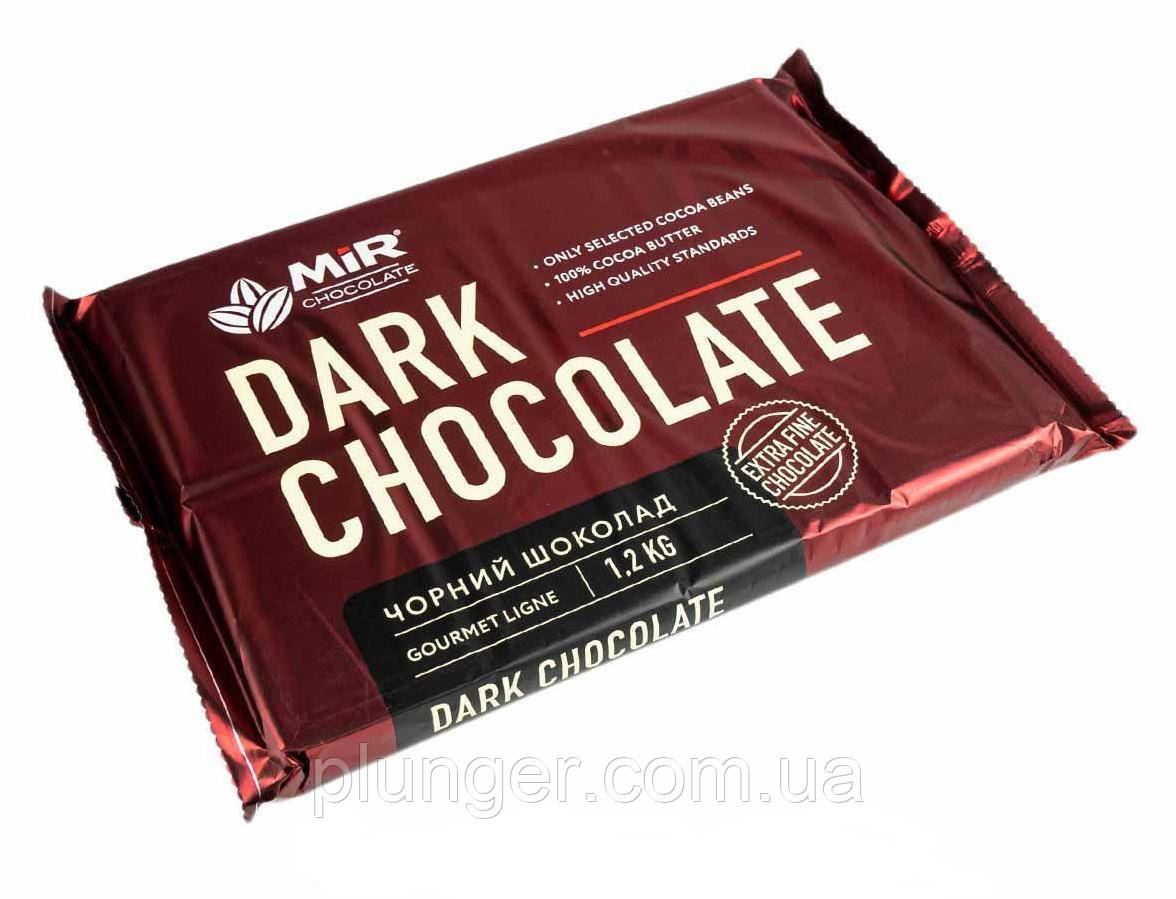 Чорний шоколад Mir Chocolate, 58%, плитка 1,2 кг