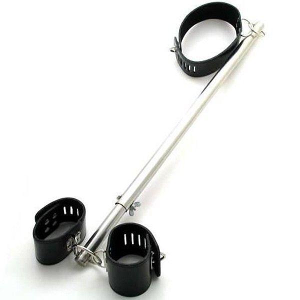 Фіксатор для рук за спиною зі сталевим стрижнем тримає поставу з'єднує з нашийником Bdsm4u Кайф, фото 1