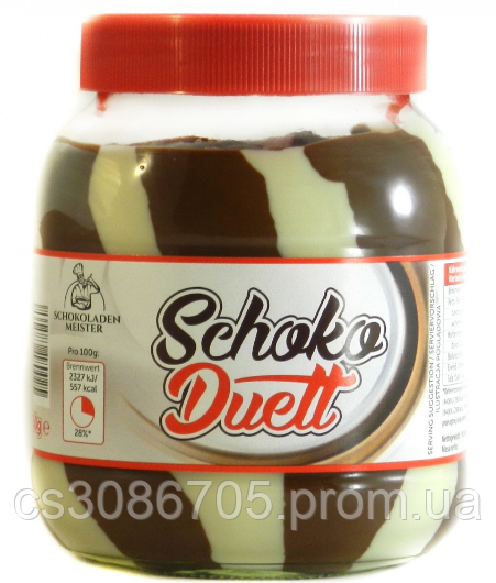 Шоколадная паста Schoco Duett,Германия - фото 1 - id-p1585590838