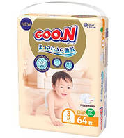 Goo.N Подгузники Premium Soft M (7-12кг) 64 шт. (маломерят real 6-10кг)