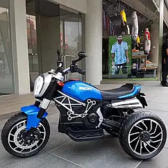 Дитячий електромотоцикл Ducati 3-х колісний на акумуляторі