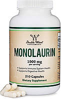Double Wood Monolaurin / Монолаурин поддержка иммунной системы 210 капсул