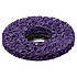 Круг зачисний з нетканого абразиву (корал) Т27 Ø125×22.23 мм (фіолетовий - жорсткий) ТМ SIGMA, фото 4