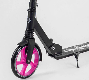Алюмінієвий складаний самокат двоколісний Best Scooter "WOLF", фото 3