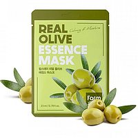 Тканинна маска для обличчя Farm Stay Real Olive Essence Mask (23мл*10шт)