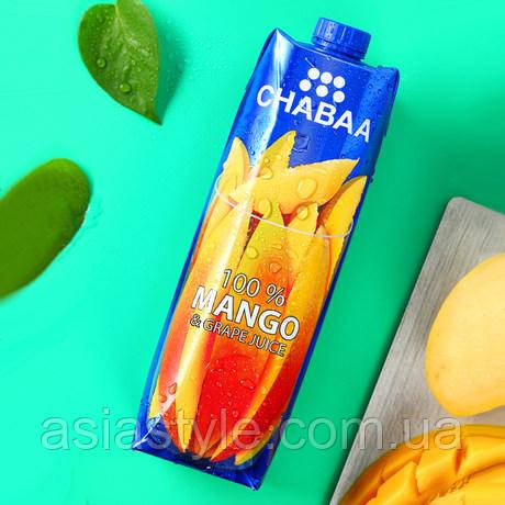 Сок манго, сік манго, Mango Juice, Chabaa, 1л, Таїланд, АФ, Ч - фото 3 - id-p943414788