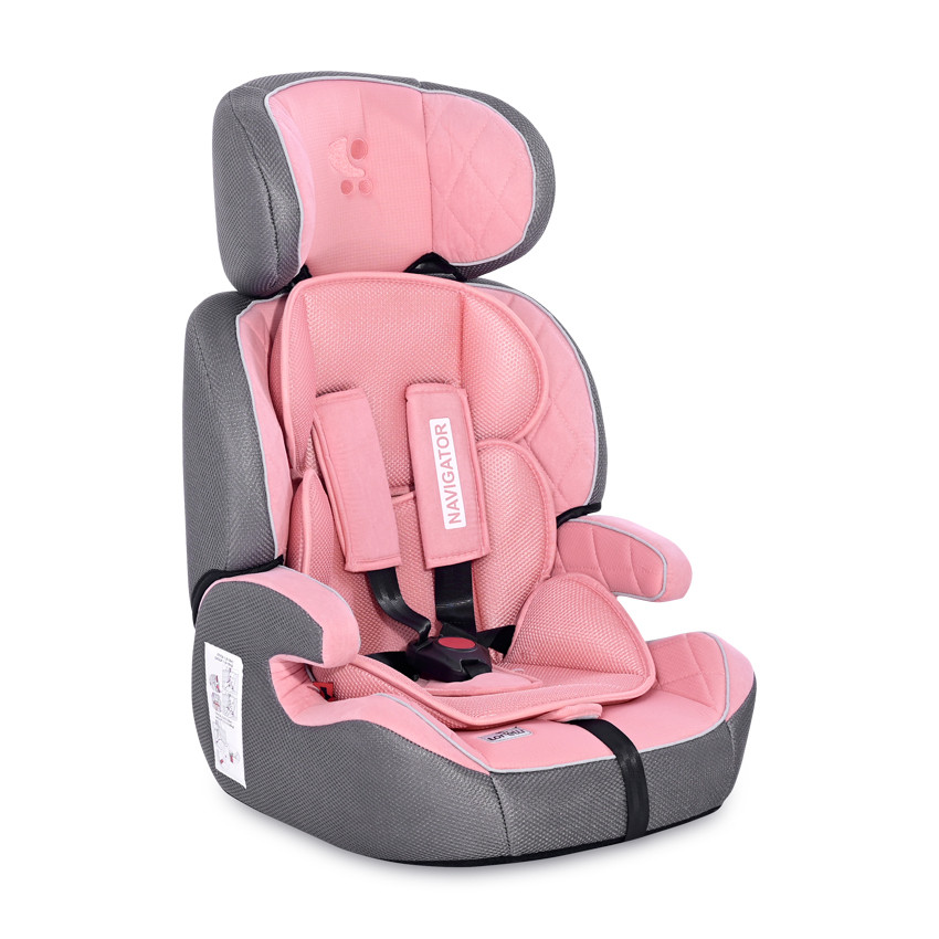 Автокрісло дитяче Lorelli Navigator 9-36 kg Rose Velvet | Автокрісло Лорелли Навігатор Рожеве, фото 1