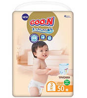 Трусики-подгузники GooN Premium Soft M (7-12 кг) 50 шт (маломерят real 5-10кг)