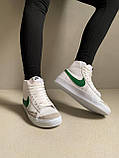 Жіночі кросівки Nike Blazer Mid 77 Vintage Green | Найк Блейзер Зелені, фото 5