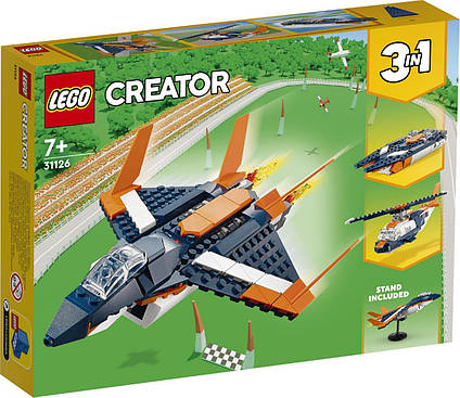 Lego Creator Сверхзвуковий літак 31126