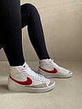 Жіночі кросівки Nike Blazer Mid 77 Vintage Red | Найк Блейзер Червоні, фото 4