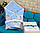 Комплект для новонароджених BeniLo - ковдра-конверт на виписку, ортопедична подушка, муслінові пелюшки, фото 2