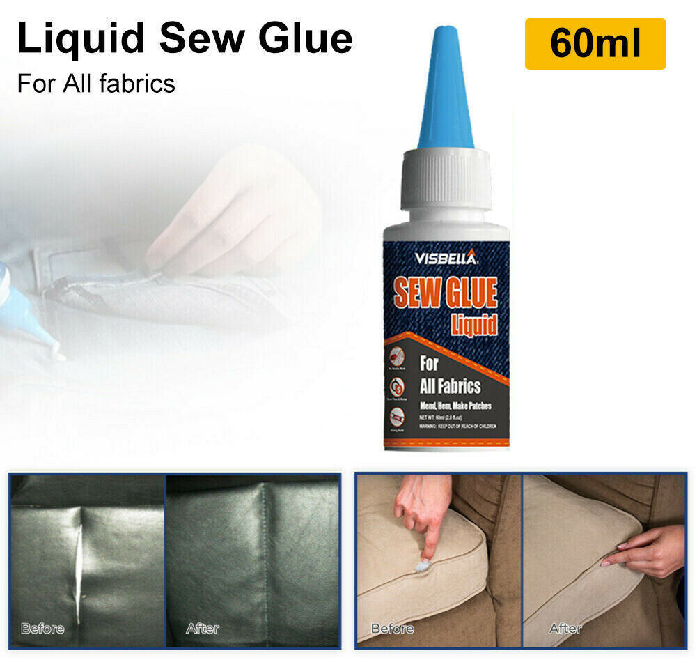 Универсальный клей для ткани и кожи Sew Glue Liquid - фото 2 - id-p1585636110