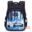 Рюкзак шкільний ортопедичний SkyName для хлопчика Машина R2-187, фото 7
