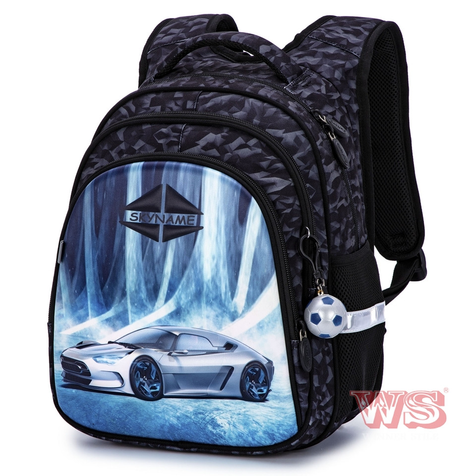 Рюкзак шкільний ортопедичний SkyName для хлопчика Машина R2-187