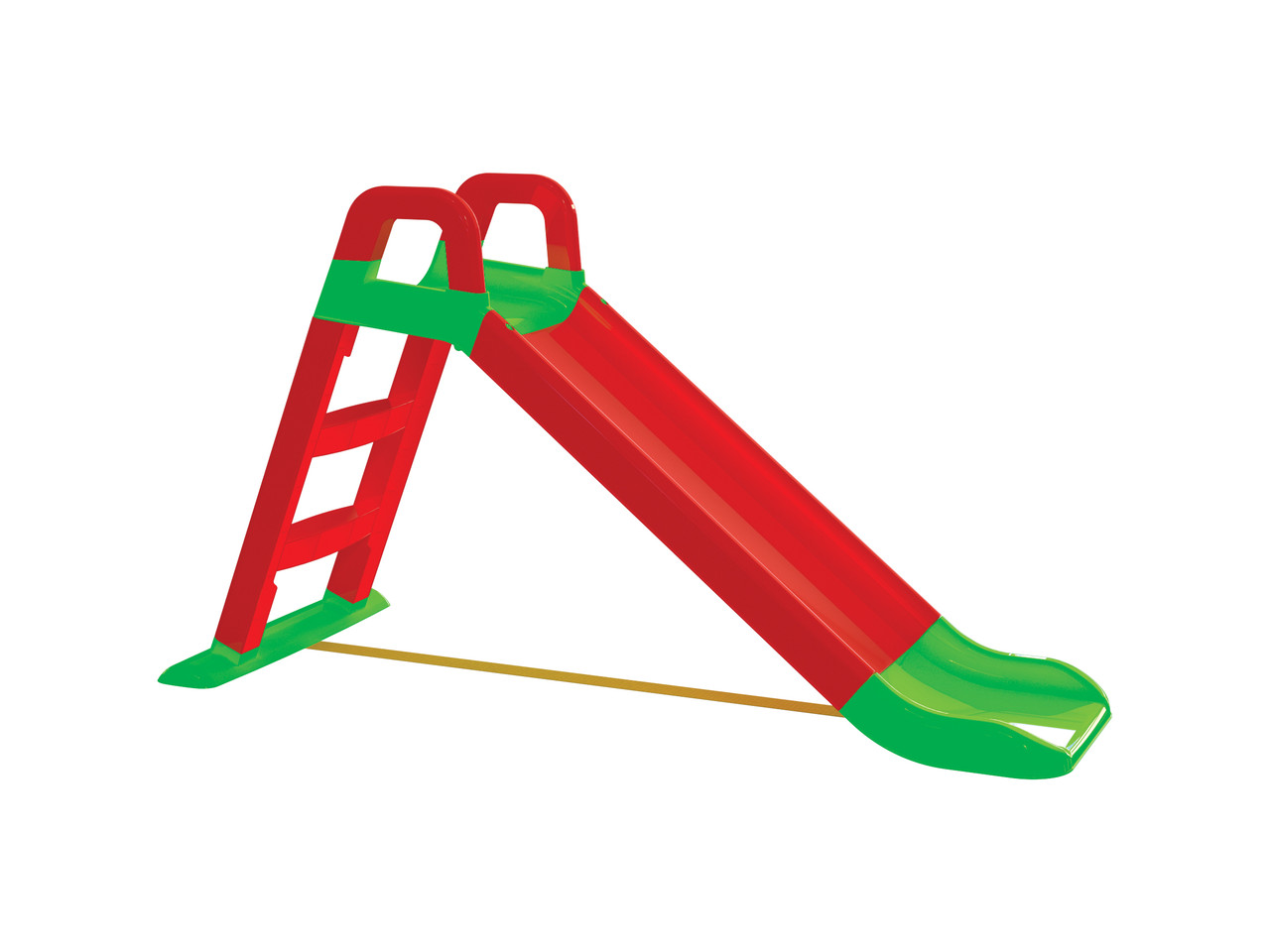 Дитяча гірка для катання дому і дачі 140 см червоно/зелена (Долоні)