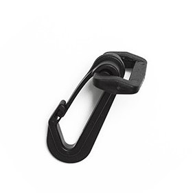 Карабін 25 мм Safe Snap Hook WJ Woojin Plastic ацетал, колір Чорний