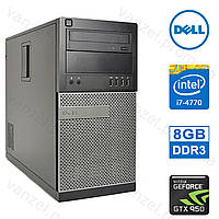 Ігровий ПК Dell i7-4770/GeForce GTX950 2 GB DDR5/ 8 GB DDR3/ 120 GB SSD/ 500GB HDD Системний блок