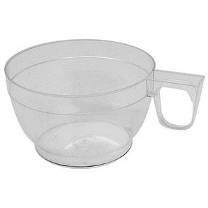 Чашка одноразова 150 мл. склоподібна прозора/коричнева/біла