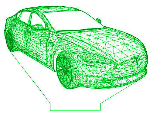 Акриловий світильник-нічник Тесла зелений tty-n001487, фото 1