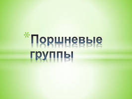 Поршневі для бензокос 32мм, 34мм, 36мм, 40мм, 44мм