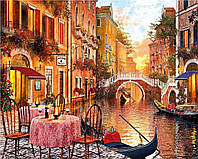 Набор Алмазная мозаика вышивка 40х50 "Красота Венеции" (квадратные стразы, полная выкладка, на подрамнике)