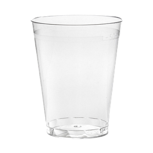 Стопка одноразова склоподібна прозора 50 мл, Ø=45 мм, h=57 мм, 40 шт/уп