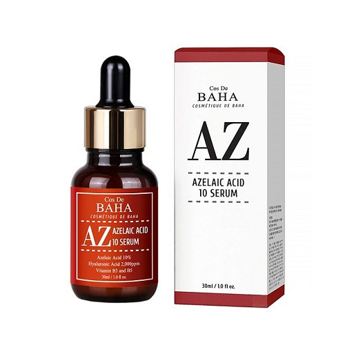 Cos De BAHA AZ Azelaic Acid 10 Serum-Сироватка азелаїнової кислоти для проблемної шкіри, 30 мл
