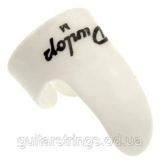Медіатор Dunlop 9011R Fingerpick Medium White, фото 1