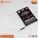 Захисне скло Mocolo Xiaomi 12/ 12X Nano Optics UV Liquid Tempered Glass 3D (Clear), фото 3